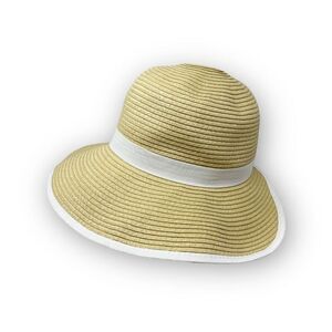 Panama Jack Floppy Open Back Face Saver Sun Hat Cap 100% Paper Women’s OSFM